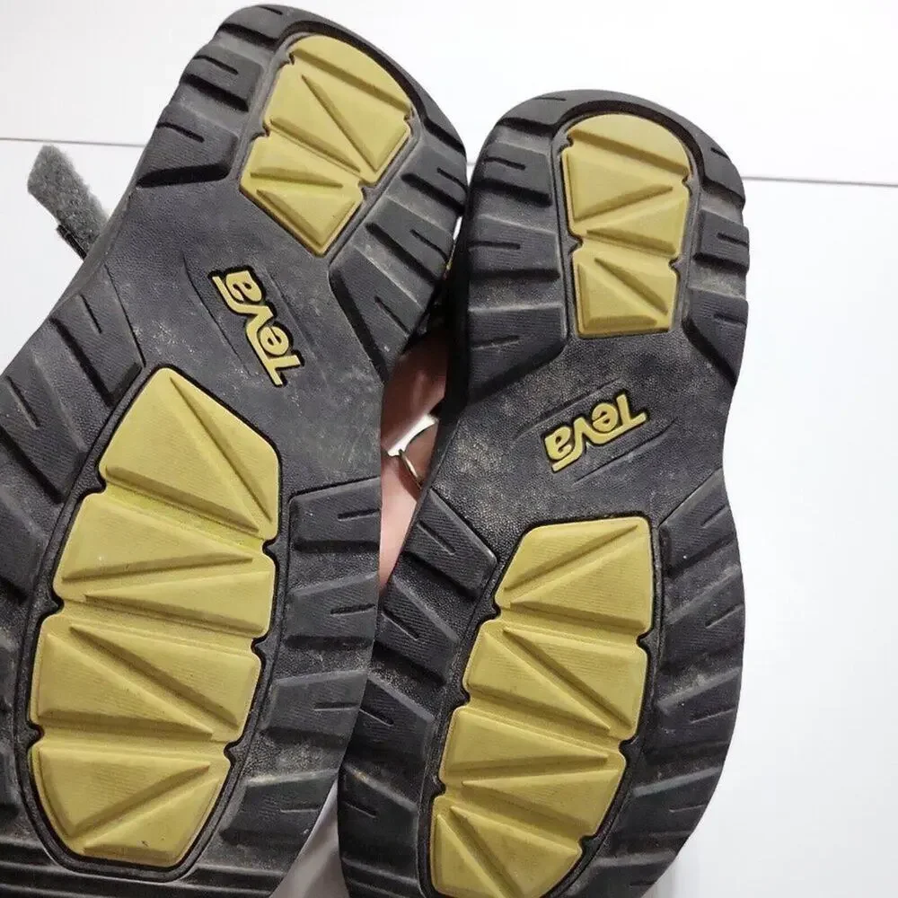 Teva Hurricane Shoes Womens 5 Water Sandals‎ Green Boho Hook Loop Comfort Straps